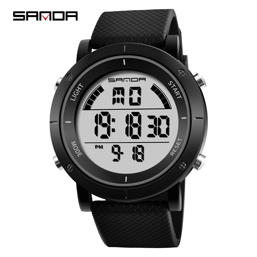 

SANDA Watch New Fashion Men Watches LED Waterproof Multi-Function Electronic Watches Student Leisure Outdoor Sport Digital Watch