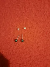 Pendientes de botón con bola Plata de Ley 925 100% auténtica minimalistas para mujer, aretes pequeños de boda, color negro