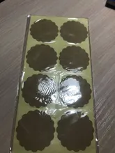 Pegatinas Vintage de marca Kraft para manualidades, sobres adhesivos hechos a mano, sello adhesivo de sello, color blanco, varios, 100 Uds.