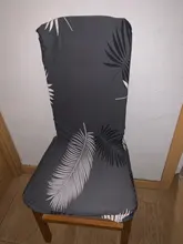 Chair Case Universal Home Removable Restaurant Modern for Party Washable Size-Printed