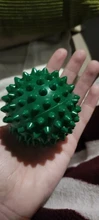 Pelota de Yoga y masajes con pinchos de PVC, 70mm, punto de disparo, deporte, Fitness, dolor en el pie, estrés, alivio del músculo, pelota de relajación, herramienta de cuidado saludable