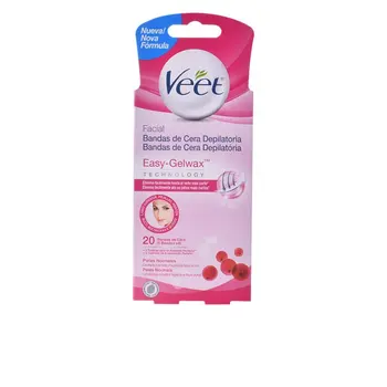 

Facial hair removal wax bands normal skin 20 PCs
