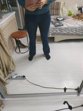 Harem Jeans Tataria Pants Flares Denim Trousers Elastic Skinny High-Waist Winter Women