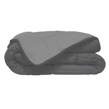 

CALGARY microfiber Comforter 400g / m² Steel and silver 240x260cm