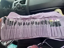 Yuwaku-Juego de brochas de maquillaje, 32 unidades, para base de maquillaje, labiales sombras para ojos, brochas de maquillaje en polvo, bolsa de herramientas, Kit de maquillaje