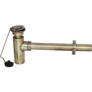 

Siphon for Kaiser sink with release, old bronze antique (958z-an)