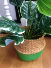 Fake-Plants Monstera-Leaves Bedroom-Decoration Living-Room Artificial Green Home Garden