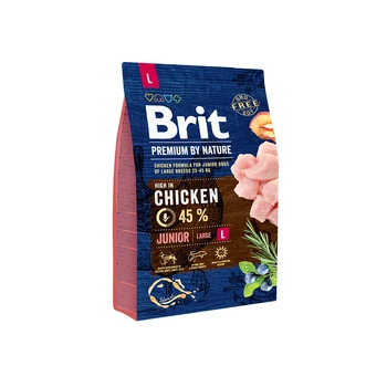 

Brit 3 kg premium by nature junior l d/young dogs large breed-1 pc