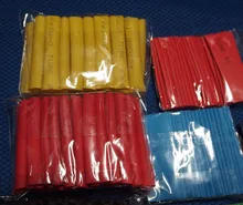 Fundas de Cable de Tubo termorretráctil, surtido de poliolefina, conjunto de envoltura de alambre, 8 tamaños, Multicolor, 530 Uds.