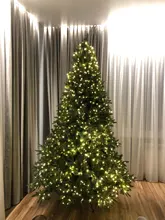 String-Lights Fairy-Garland Party-Decoration Christmas-Tree Green-Wire Holiday Outdoor Led