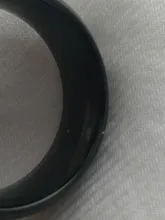 Anillo de titanio inoxidable para hombre y mujer, 8mm de ancho, negro, alta calidad, joyería de boda