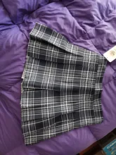 Plaid Skirt Korean-Style Fashion High-Waist Mini Casual Women Kawaii Pleated Sweet New