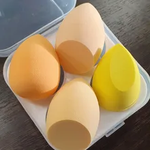 esponja maquillaje, XISHOW-esponja para maquillaje, licuadora de belleza, base de maquillaje en polvo, colorete, accesorios de maquillaje, herramienta, huevo de belleza, 1/4 Uds.