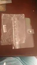 Cubierta de PVC para libreta, accesorio para libreta A5/A6/A7, transparente, conciso, 6 archivador con agujeros, planificador, diario, Bullet