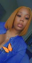 Jengibre Bob corto pelucas de cabello humano Rubio transparente peluca con malla frontal 13*1 Remy peruano recto naranja malla con división frente pelucas de cabello