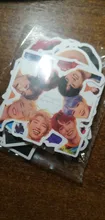 50 Uds Kpop coreano chicos Star JIMIN SUGA V JIN impermeable pegatinas para equipaje Laptop nevera bicicleta coche DIY ídolos calcomanías de los juguetes