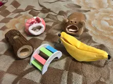 Tube Toy-Tunnel Hamster Wooden Guinea-Pig Rabbit-Ferret for Chew-Toy Exercise Pet-Gyh