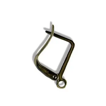 

Base for earrings with English lock, 13,5mm, 4 pcs/pack (brass)