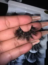 5/8 pares 3D visón pestañas 20mm pestañas 3D de pestañas falsas naturales NATURALES DE Pestaña de visón extensión belleza maquillaje pestañas