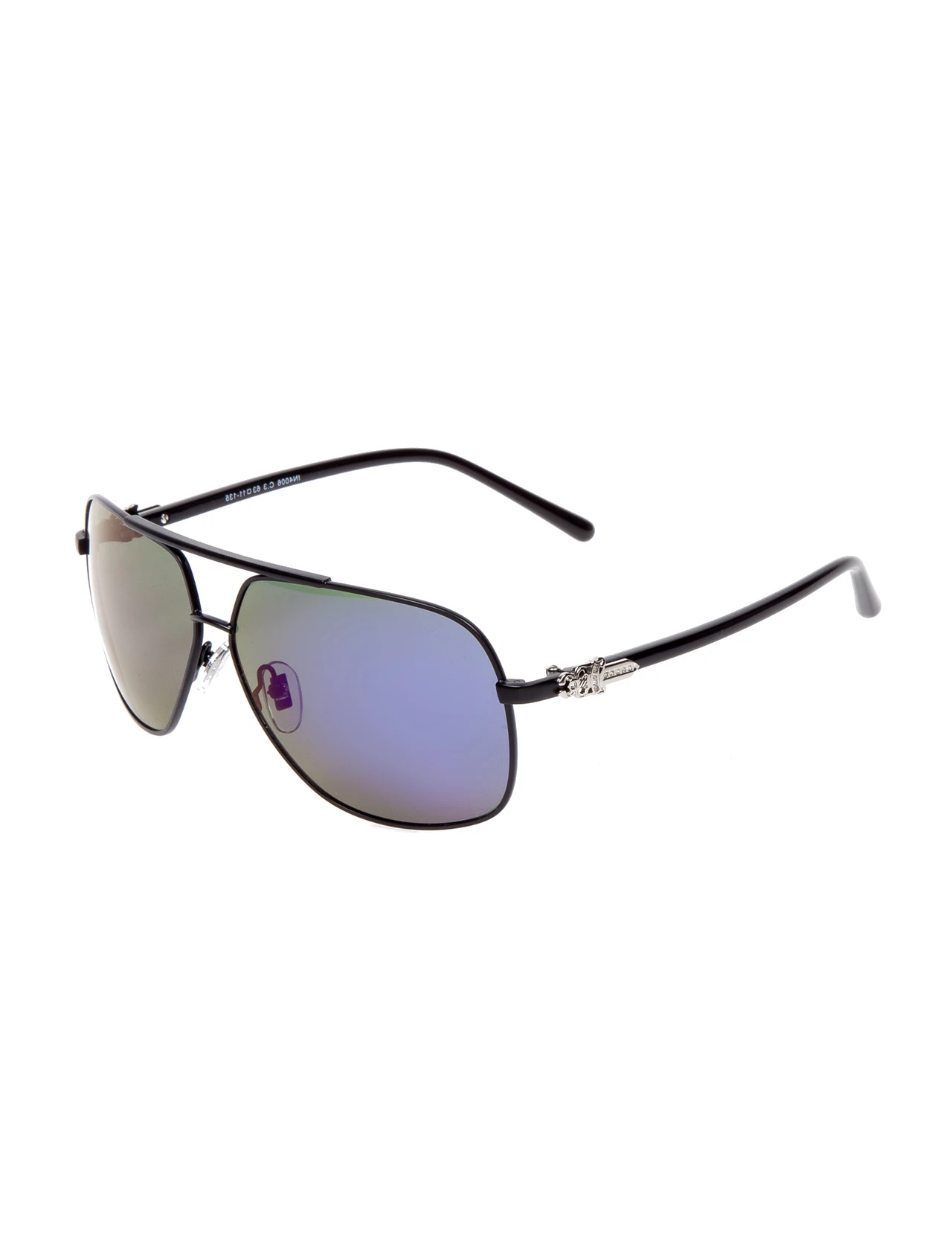

Men's Sunglasses ID 4006 03M METAL BLACK RECTANGLE ORGANIC RECTANGLE 63-11-135