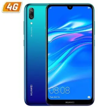 

Mobile Smartphone huawei y7 2019 aurora blue - 6.26 '/15.9cm-8mp camera/(13 + 2MP)-oc 1.8ghz - 32gb - 3gb ram - dual sim-