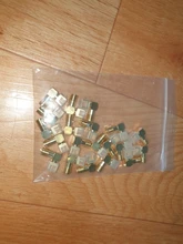 Adaptador de conector RF, conector hembra SMA, ángulo recto, 90 grados, SMA-KWE, montaje PCB, 10 Uds.