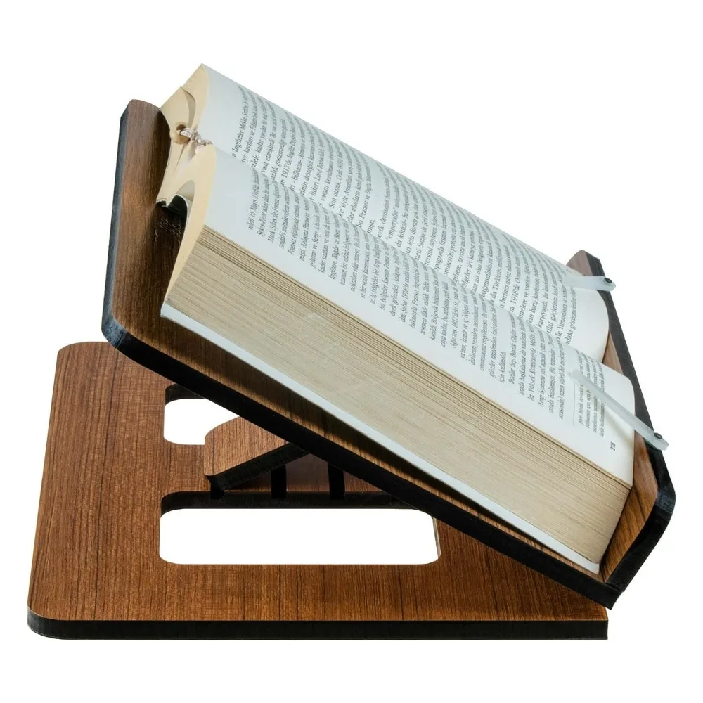 Portable Reading Book Stand Document Holder Desk Adjustable Durable Angle Foldable Book Stand Display Stand School Supply-2