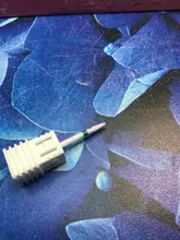 Broca de clavo de cerámica para manicura y pedicura, cortador de bolas pequeñas para pulir uñas en Gel