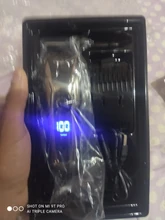 Cortadora de pelo eléctrica recargable por USB para hombres, cortadora de pelo profesional, pantalla LED Digital con 4 peines de límite 48