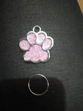 Pendant Pet-Accessories Engraved Dog-Cat-Tags Name-Collar Dog Puppy Paw Personalized