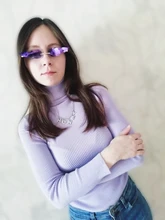 Slim Sweater Pullovers Soft-Shirt Turtleneck Black Jumpers Long-Sleeve Autumn Korean