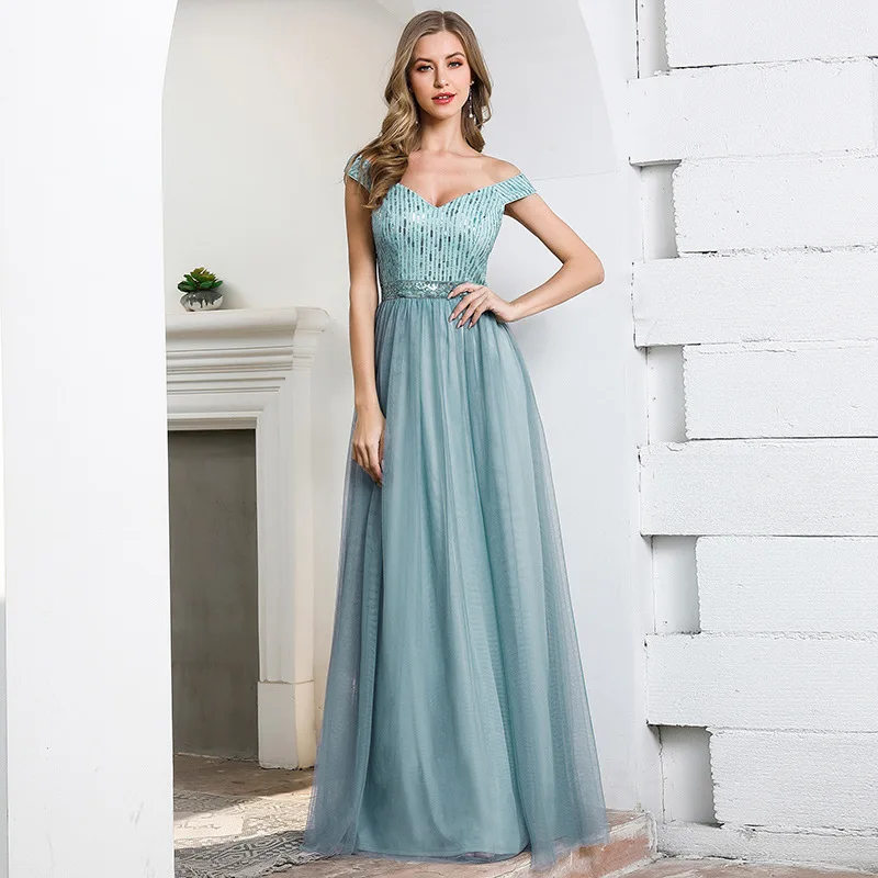 Bridesmaid Dresses 2020 Long Lace A-Line Sequined Zipper Homecoming Party Prom Reflective | Свадьбы и торжества