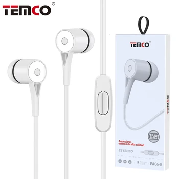 

Earbuds with cable and jack connector 3,5mm EA06 helmets for mobile and computer