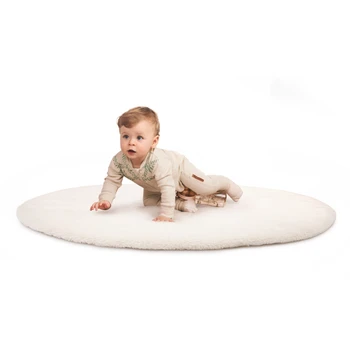 

95027, fur blanket Happy Baby, diameter 130 cm for kids