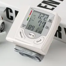 Blood pressure monitor Automatic Digital LCD Display Wrist Monitor Heart Beat Rate Pulse Meter Measure Automatic tonometer