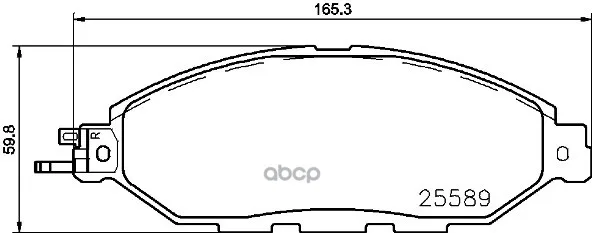 Колодки Тормозные Nissan Pathfinder 14-/Infiniti Qx60 12- Передние Brembo P56103 Brembo арт. P56103