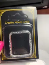 Funda protectora de parachoques de diamante para Apple, funda para reloj de la serie 6 SE 54321 38MM 42MM para Iwatch 40mm 44mm, accesorios de pulsera de reloj