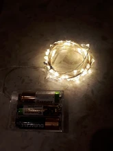 Fairy 2M 5M 10M Battery Operated LED Silver Wire String Lights For Wedding Christmas