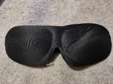 BYEPAIN-mascarilla 3D para dormir, máscara de algodón transpirable con relleno para dormir, los ojos con parche para bloqueo de luz, 1 Uds.