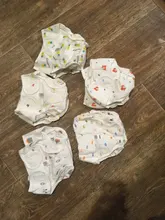 Pañales bebé algodón pañales reutilizables lavables pañales de tela pañal cubierta impermeable bebé recién nacido formación bragas bolsillo para pañales