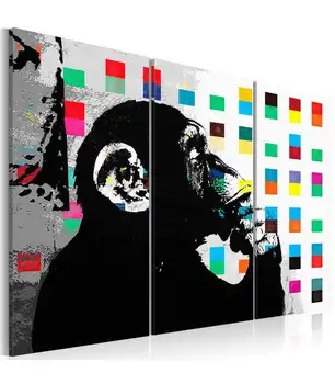 

Cuadro - The Thinker Monkey by Banksy