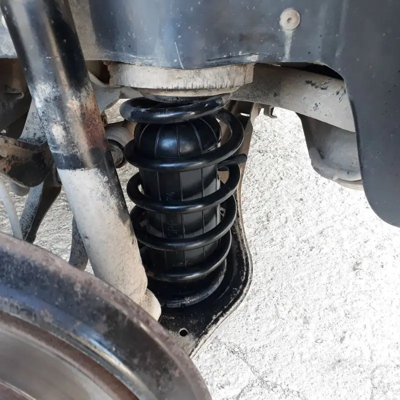 Air spring for car shock absorption, air suspension size 230*110mm, Kit 2 cylinders + 2 reels