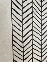 Stick Wallpaper Self-Adhesive Bedroom Vinyl Home-Decor Black White Modern-Stripe Peel