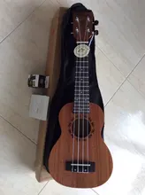 Aiersi-ukelele de caoba de 21 pulgadas, Soprano, gecko, instrumento musical de regalo, mini guitarra hawaiana de 4 cuerdas