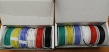 Cable de cobre flexible en diferentes colores, aislante de silicona flexible, calibres en AWG 30, 28, 26, 24, 22, 20 y 18, paquete con 6 colores, linea DIY