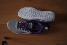 Zapatos informales transpirables para mujer, a la moda Zapatillas de malla, gruesas