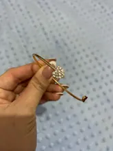 Pulsera ajustable con doble lazo de corazón para Mujer, brazalete con apertura de cristal, joyería, 7g, 2020