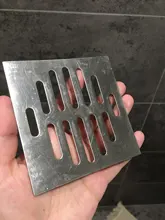 Floor-Drain-Covers Bathroom-Supplies Stainless-Steel Square Round DSFA Silver-Tone