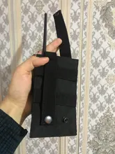 Funda táctica para walkie-talkie CQC 1000D, cinturón de cintura, bolsa para Radio Molle