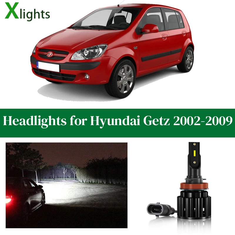 CarBulbsForHyundaiGETZ20022003200420052006200720082009LED